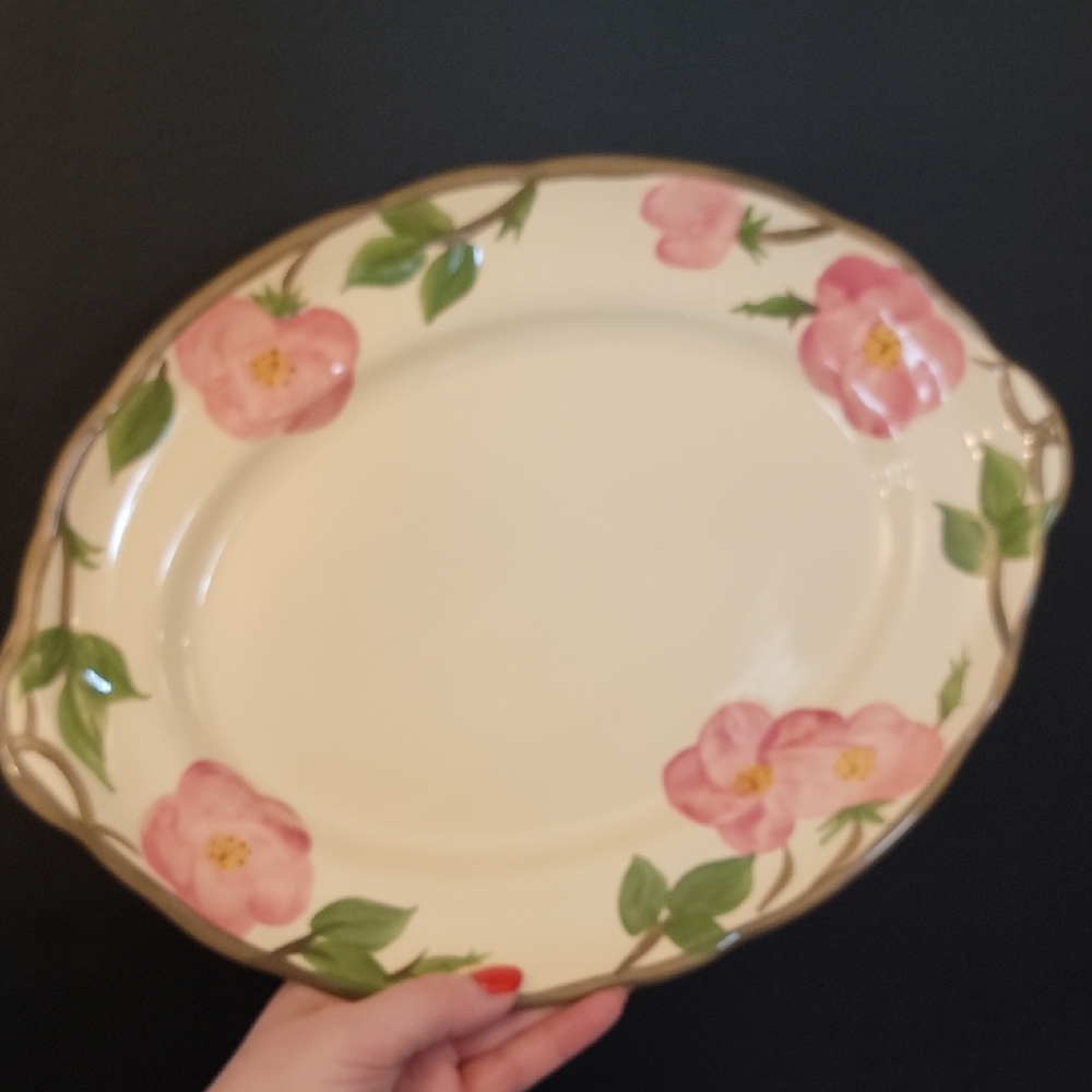 Vintage Franciscan Desert Rose Serving Platter 1995 Reproduction